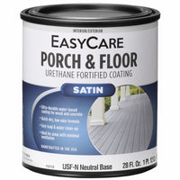 Interior/Exterior Satin Porch & Floor Coating, Urethane Fortified, Neutral Base, 1-Qt. (Pack of 4)