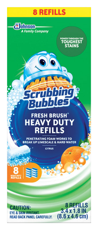 Scrubbing Bubbles Fresh Brush Toilet Cleaning System, Flushable Refill, 20  count