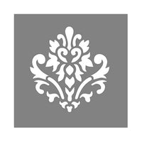 Americana Decor Brocade Motif Stencil, 6 x 6-In. (Pack of 3)