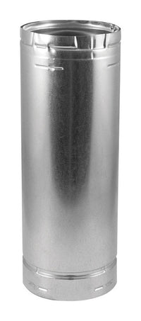 DuraVent 4 in. Dia. x 24 in. L Galvanized Steel Round Gas Vent Pipe (Pack of 2)