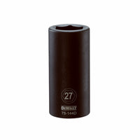 Metric Deep Impact Socket, 6-Point, 3/4-In. Drive, 27mm