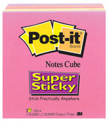 Post It 654-6Ssan 3 X 3 Super Sticky Notes Assorted Colors 6 Count