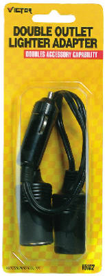 Auto Adapter, 2-Way, 12-Volt