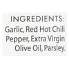 Delallo Garlic Oil & Hot Pepper Sauce - Case of 6 - 12.3 fl oz