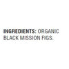 Woodstock Organic Unsweetened Black Mission Figs - Case of 8 - 10 OZ