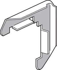 Prime-Line Screen Frame Corner 3/8" 0.040 Ga Mill 500 / Box