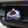 NHL - Colorado Avalanche Black Metal Hitch Cover - 3D Color Emblem