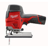 Milwaukee M12 12 V 1.5 A 2800 SPM Red Cordless T Shank Pistol Grip Jig Saw Kit