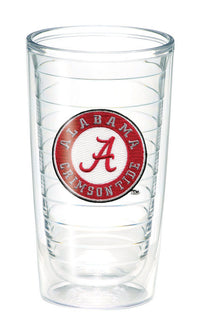 Tervis Collegiate 16 oz Alabama Crimson Tide Clear BPA Free Tumbler