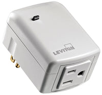 Leviton R51-DZPA1-1RW 120V 15A White Z-Wave Enabled Plug-In Appliance Module