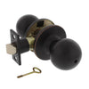 Ultra Security Plus Oil Rubbed Bronze Metal Bed and Bath Knob 3 Grade Right or Left Handed