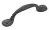 Hickory Hardware P3001-BI 3" Black Iron Refined Rustic Cabinet Pull