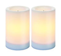 Paradise White Candle 5 in. H x 3 in. Dia. (Pack of 4)