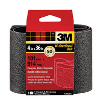 3M 36 in. L X 4 in. W Aluminum Oxide Sanding Belt 50 Grit Coarse 1 pk