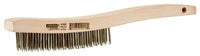 Stainless-Steel Wire Brush, 3 x 19-In.