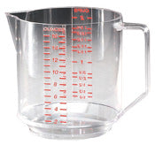 Arrow Plastic 00029 16 Oz Clear Measuring Cup