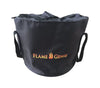 Flame Genie  15 in. H x 17 in. W x 17 in. L Black  Fabric  Fire Pit Cover