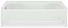 Sterling International Inc White Vikrell Bath Tub Left Hand Drain 60 x 30 x 15 in.