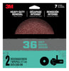 3m Fbrdisc7in36 7 Heavy Duty Removal 36 Grit Fiber Discs 2 Count