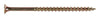 Wood Screws, Phillips, Zinc & Yellow Dichromate, 3-In. x 8, 5-Lbs.