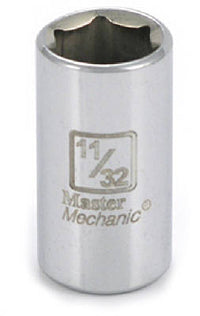 1/4-Inch Drive 11/32-Inch 6-Point Socket