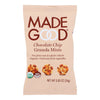 Made Good - Granola Min Chocolate Chip - Case of 12 - .85 OZ