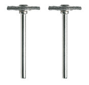 Dremel 428-02 3/4" Carbon Steel Brushes 2 Pack