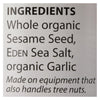 Eden Foods Organic Gomasio - Sesame Salt - Garlic - 3.5 oz