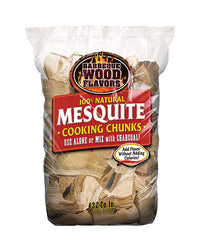 Barbeque Wood Flavors  Mesquite  Cooking Chunks  432 cu. in. (Pack of 7)