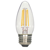 Satco . B11 E26 (Medium) Filament LED Bulb Warm White 25 W 2 pk