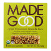 Made Good Granola Bar - Apple Cinnamon - Case of 6 - 5 oz.