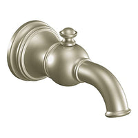 Brushed nickel diverter spouts