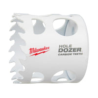 Milwaukee  Hole Dozer  3 in. Dia. x 1-7/8 in. L Carbide Tipped  Hole Saw  1/4 in. 1 pc.