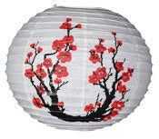 Asian Import Store Distribution 16lan-Jpt 16 Plum Tree Paper Lantern