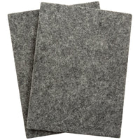 Softtouch Felt Pads Felt Gray 2 pk