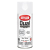 Krylon  Dual  Gloss  White  Paint + Primer Spray Paint  12 oz. (Pack of 6)