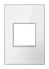 Legrand Adorne White 1 gang Thermoplastic Nylon GFCI/Rocker Wall Plate 1 pk