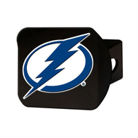 NHL - Tampa Bay Lightning Black Metal Hitch Cover - 3D Color Emblem