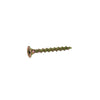 Grip-Rite No. 6  x 1-1/4 in. L Phillips Yellow Zinc Wood Screws 25 lb.