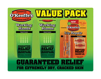 O'Keeffe's  No Scent Lip Balm  Assortment Sizes 3 pk