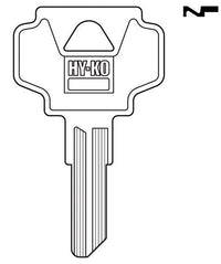 Hy-Ko Traditional Key Automotive Key Blank Single sided For Ilco (Pack of 10)