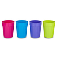 B and R Assorted Polyethylene Fluted Cups 1 each (Pack of 48).