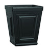 Suncast  Provincial  20 in. H x 15.5 in. W Resin  Planter  Black