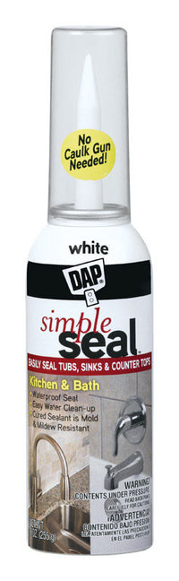 Dap White Latex Window and Door Adhesive Caulk 9 oz