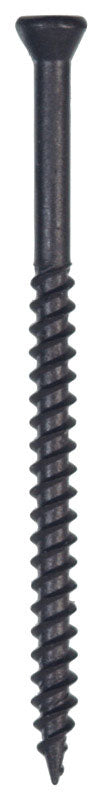 Hillman  No. 6   x 1-5/8 in. L Square  Black Phosphate  Trim Screws  75 pk