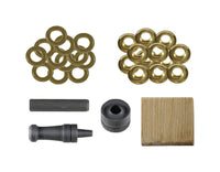 GRIP 1 in. Dia. x 3/8 in. Dia. Brass Grommet Repair Kit 12 pk