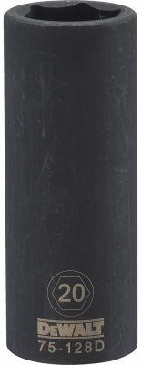 Metric Deep Impact Socket, 6-Point, Black Oxide, 1/2-In. Drive, 120mm