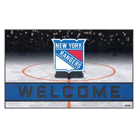 NHL - New York Rangers Rubber Door Mat - 18in. x 30in.