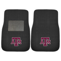 Texas A&M University Embroidered Car Mat Set - 2 Pieces