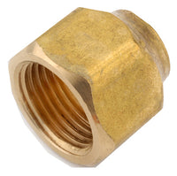 Brass Flare Reducing Refrigerator Nut, Lead-Free, 1/2 x 3/8-In. (Pack of 5)